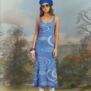 House of Sunny Blue Hockney Dress